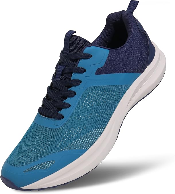 Hawkwell Men's Plus Size Walking Shoes Non-Slip Workout Fashion Sneakers UK Size 12 13 14 15 16 17 18