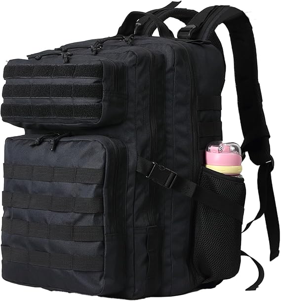 Military Tactical Backpacks 45L Assault Pack Bag Large Rucksack with MOLLE Webbing System For Men Camping Hiking Trekking