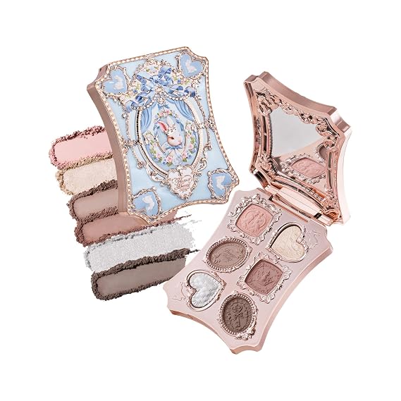 Flower Knows Bunny Garden 6-Color Makeup Palette, Cool Taupe Nude