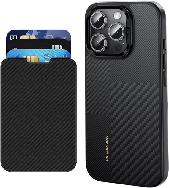 BENKS Montage ArmorPro Case for iPhone 16 Pro + ArmorGo Magnetic Wallet Stand