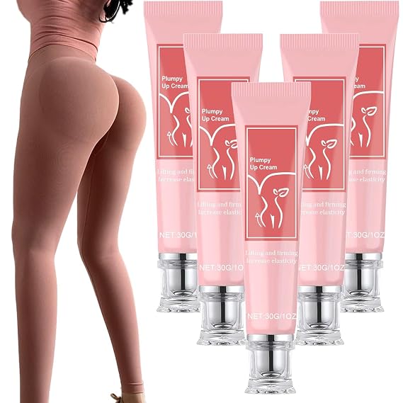 Bewtymax Plumpy Up Cream, Bumbloom Plump Up Cream, Bootybooty Shea Butter Massage Cream (5Pcs)