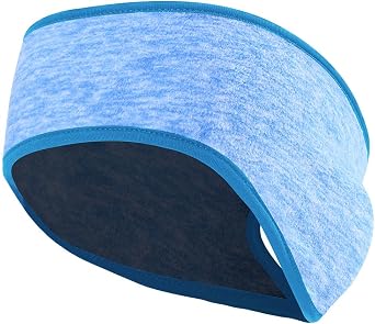 Womens Ponytail Headband Ear Warmer Head Wrap Yoga Hair Band Running Sweatband