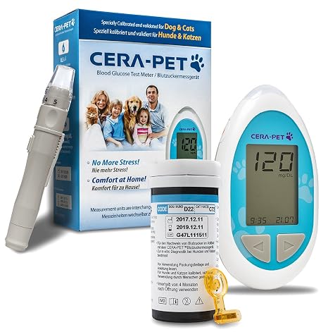 Blood Glucose Monitor for Dogs and Cats - Complete Starter Set