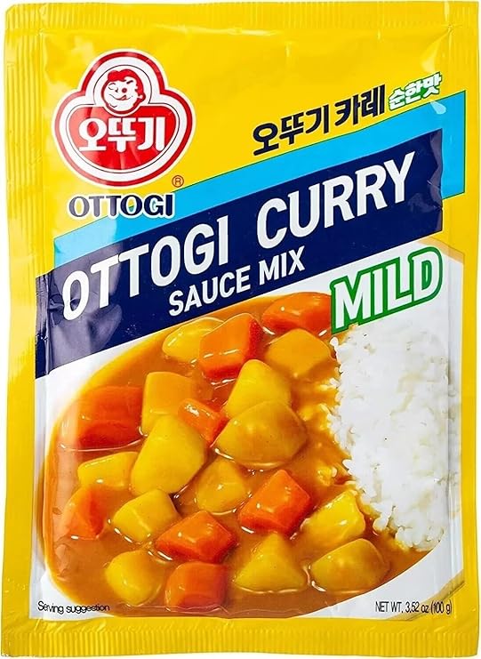 Ottogi Mild Curry Sauce Mix, 3.52 oz (100g)