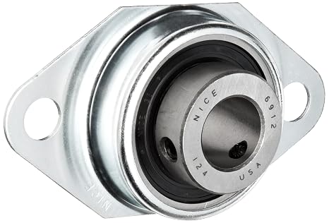 Nice - N6912TNTG18 Ball Bearing N6912TN Double Sealed, Flanged Housing, Extended Inner Ring, 52100 Bearing Quality Steel, 0.7500" Bore x 2.0000" OD x 1.1250" Width