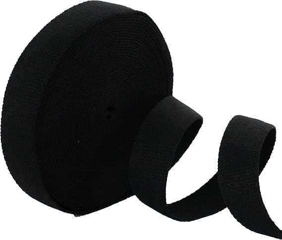 Trimz Heavy Duty Webbing 10mtr x 25mm Black