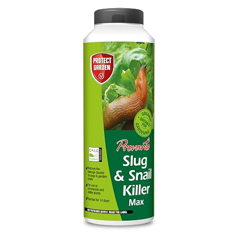 Provanto Slug & Snail Killer Max 800g - Organic Approved Slug Pellets - Fast Acting Protection for Vegetables, Flowers & Garden Plants - 2 Weeks Defence Against Slugs and Snails