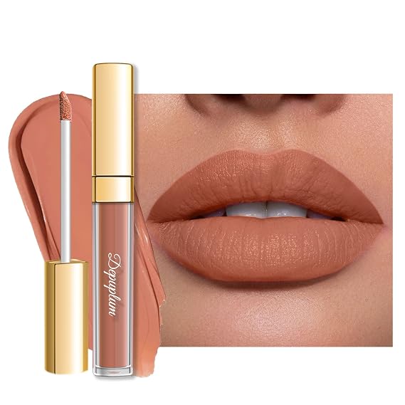 Depuplum Nude Lipstick Matte for Women Color Stay Long Lasting Lipsticks