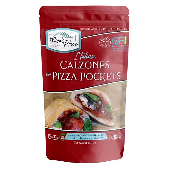 Mom's Place Gluten-Free Calzone or Pizza Pocket Mix, Dairy Free, 13.7 oz