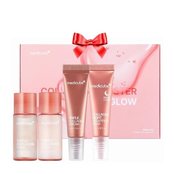 medicube Glass Skin Collagen Trial Kit - Mini Skincare Set