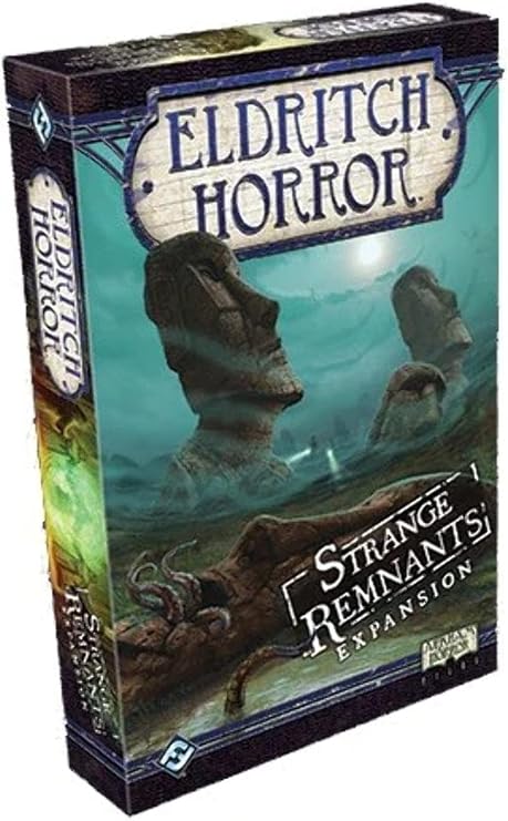 Eldritch Horror Strange Remnants Board Game EXPANSION - Unearth Secrets, Battle Ancient Evils! Mystery Game for Adults, Ages 14+, 1-8 Players, 2-4 Hour Playtime, Made by Fantasy Flight Games