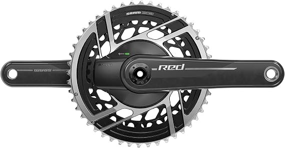 SRAM Red AXS 2X Power Meter E1, Power Meter Crankset, Speed: 12, Spindle: