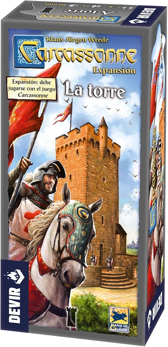 Carcassonne Tower, Table Game (Devir) (bgcarto)