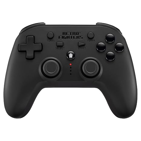 Retro Fighters Defender Next-Gen PS1 - PS2 - PS3 - PS Classic - Switch & PC Compatible Wireless Controller, Black