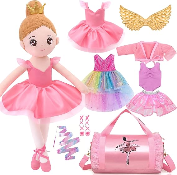 Ballerina Princess Doll Ballerina Princess Doll Girls Gift Plush Toy Ballet Girl Soft Baby Dolls Lover Toddler Dancer for Birthday