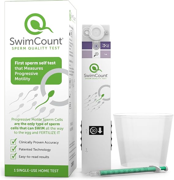 SwimCount Sperm Test at Home Male Fertility Test