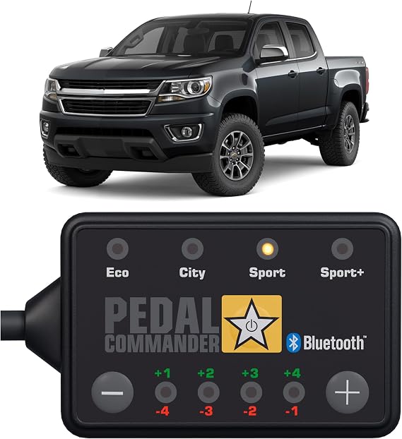 PEDAL COMMANDER for Chevrolet Colorado 2007-2022 Throttle Response Controller (Gas Engines Only) - Plug-and-Play, Anti-Theft & App Control, Throttle Controller Performance, Colorado Truck Accessories
