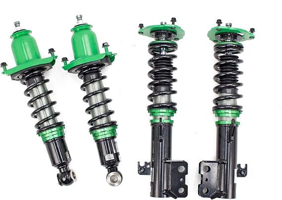 Rev9 R9-HS2-064_1 compatible with Toyota Corolla (E140) 2009-13 Hyper-Street II Coilover Kit w/ 32-Way Damping Force Adjustment Lowering Kit, 32 Damping Level Adjustment, Ride Height Adjustable