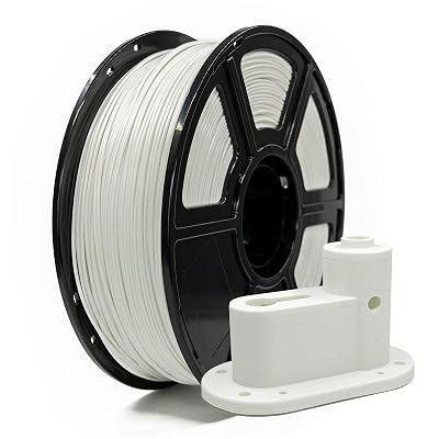 FLASHFORGE ASA Filament 1.75mm White, 3D Printer Filament 1kg 2.2lbs Spool, Dimensional Accuracy - 0.02mm, Durable, High UV-Resistant, Perfect for Printing Outdoor Functional Parts