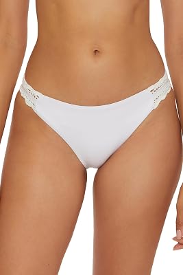 Becca Womens Colette American Bikini Bottom, Cheeky Coverage, Swimwear Separates for Women