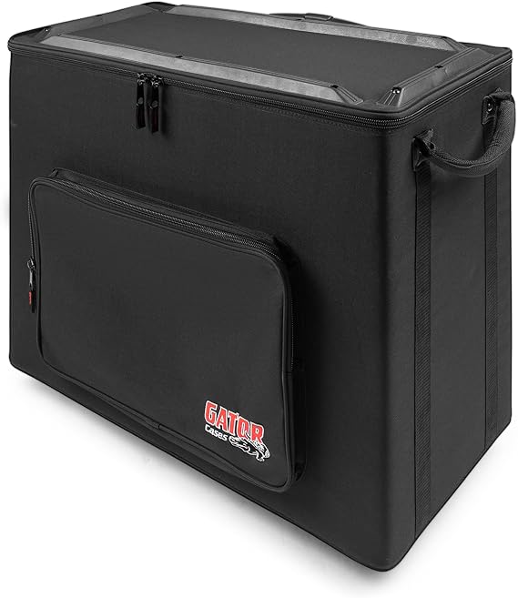 Gator Cases Lightweight Guitar Amplifier Case with Pull Handle and Wheels, Fits 1x12 Combo Amps (G-112A)