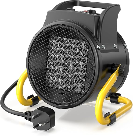 Electric Fan Heater 2000W - Adjustable Angle&Overheat Protection [Energy Class A]