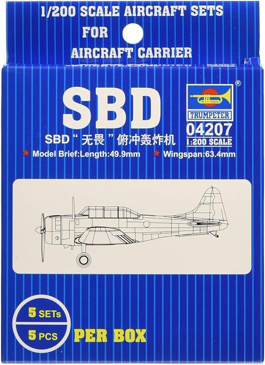 Trumpeter TRU04207 SBD Plastic Model kit, Coloured