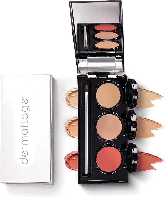 Dermaflage Tattoo Cover Up Makeup, Waterproof Concealer Palette - Fair