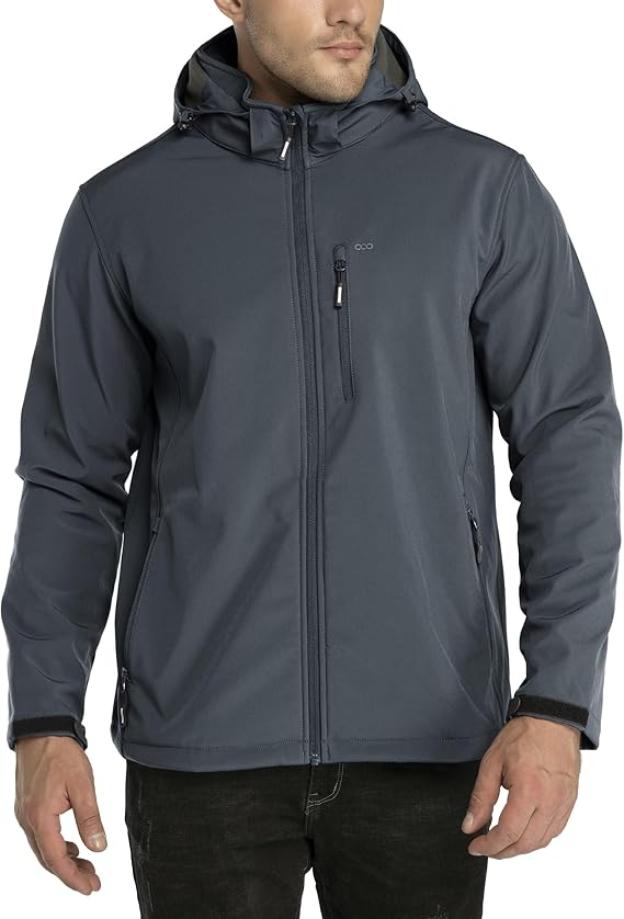 33000ft Softshelljacke für Herren Wasserdicht Outdoor Jacke Übergangsjacke