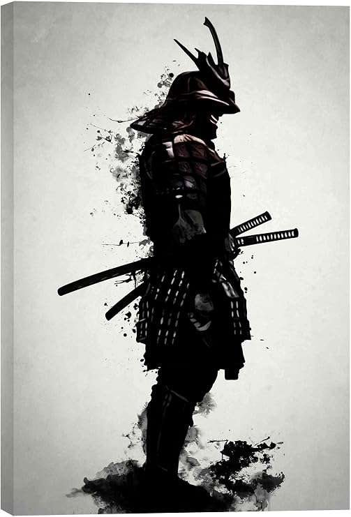 Cortesi Home 'Armored Samurai' by Nicklas Gustafsson, Canvas Wall Art, 12"x18"