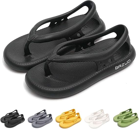 Bazuo Sandals,Bazuo Flip Flops,Couples Non-Slip EVA Thick Sole Quick-Dry Flip Flops Slippers