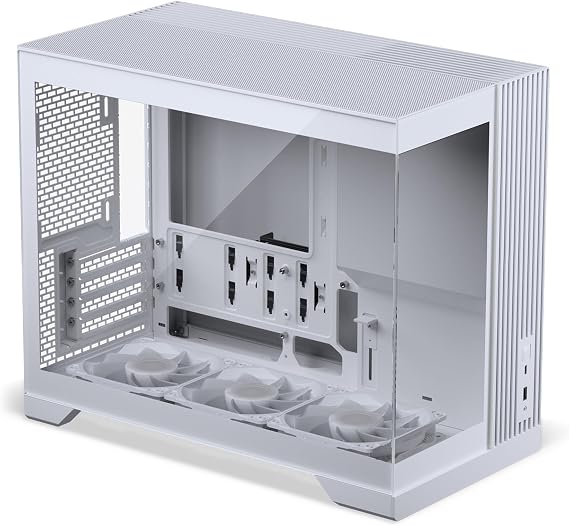 Phanteks XT V3 Micro-ATX PC Case with Dual Tempered Glass Panels, Front PSU Mount, 360mm Radiator Support, Reverse Airflow Fans Included, 430mm GPU Clearance – White
