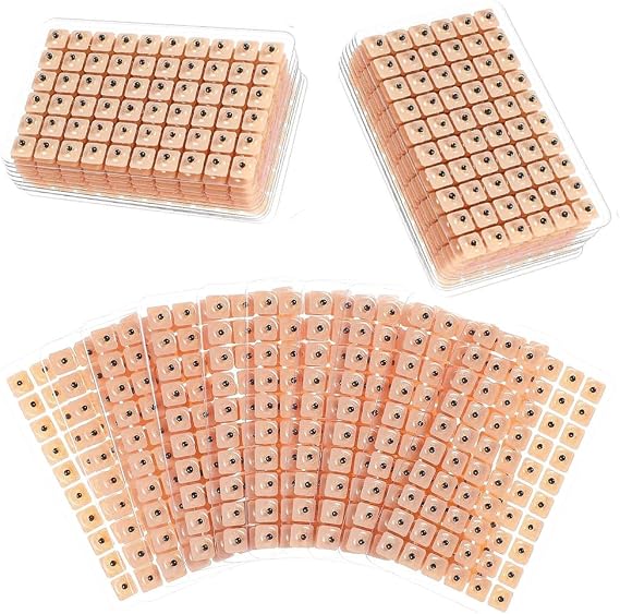 Ear Seeds Acupuncture Kit 600Pcs Disposable Ear Press Seeds Multi-Condition Ear Seed Acupressure Kit