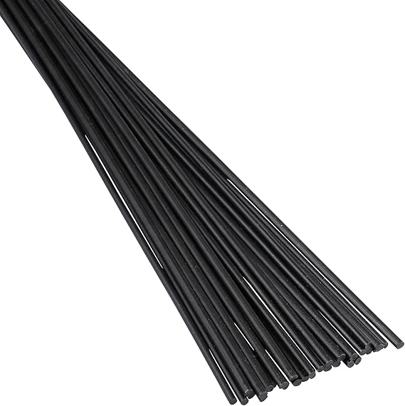 Polyvance Nylon Rod, 1/8 diameter, 30 ft., Black
