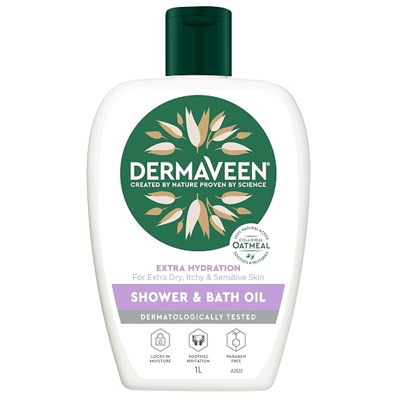 DermaVeen Shower & Bath Oil 1 Litre