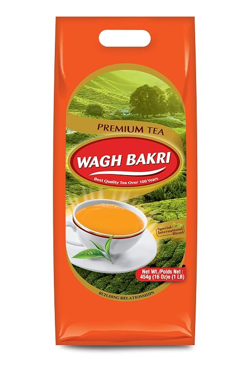 Wagh Bakri Premium Black Tea, 1 lb of Special International Blend