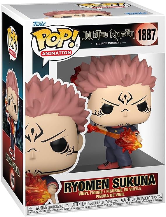 Funko POP! Animation: Jujutsu Kaisen (JJK) - Sukuna (Fire Arrow) | Official Anime Merch - Collectable Vinyl Figurine for Shelf Display - Birthday Gift Idea for Fans and Collectors