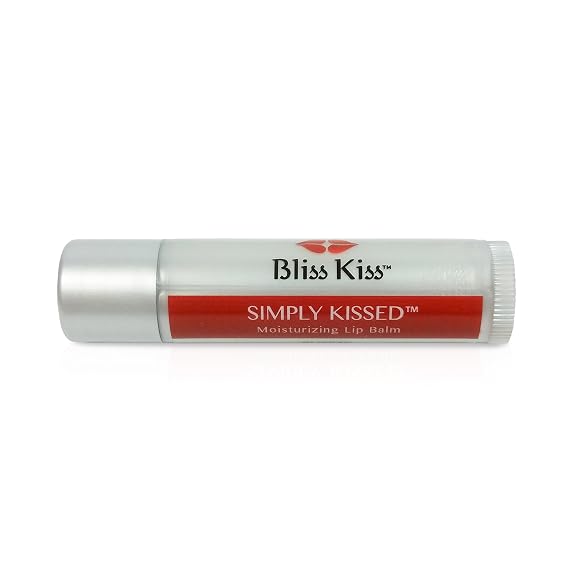 Bliss Kiss Simply Kissed Lip Balm, Jojoba, Beeswax & Lanolin, 1 Count