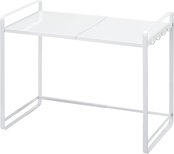 YAMAZAKI Home Expandable Kitchen Counter Organizer, Steel, Expandable