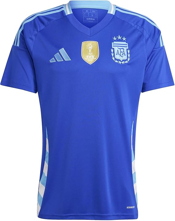 adidas Men's Argentina Jersey, Lucid Blue/ Blue Burst 2024, XX-Large