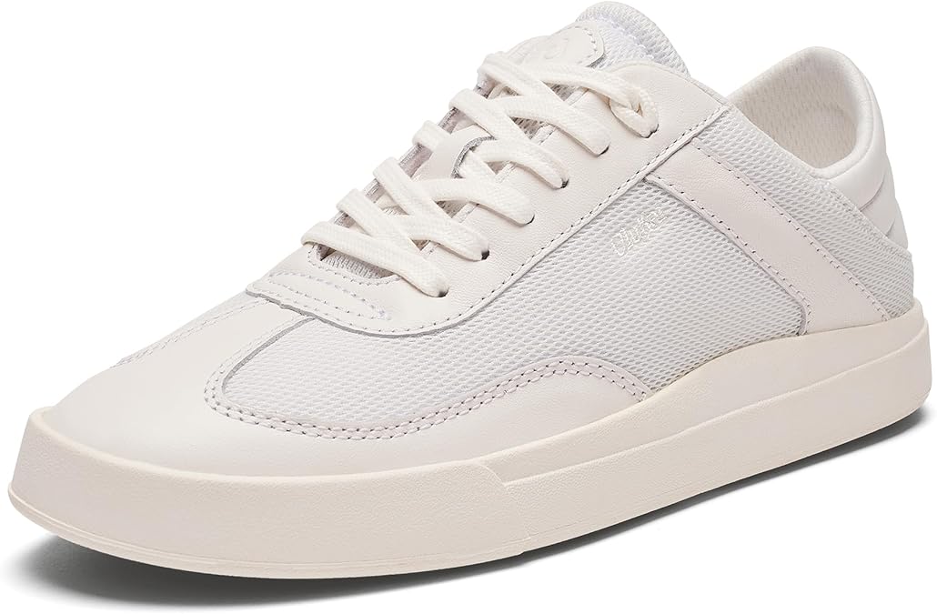 OluKai Ha'upu Hulu Womens Court Sneakers, Tennis Shoes for Everyday Wear