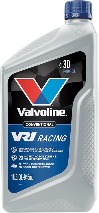 Valvoline VR1 Racing SAE 30 Motor Oil 1 QT