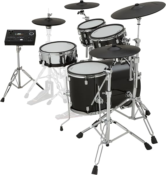 Roland VAD516 V-Drums | 5 Series Flagship V-Drum Kit | V51 Sound Module | Advanced Sound Technology Full-Depth Wood Shell Kit | Studio-Ready Connectivity | Premium Sensor Design