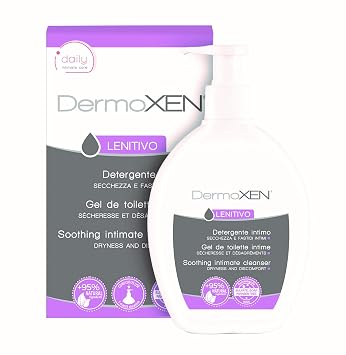 DERMOXEN Lenitivo Feminine Wash for Vaginal Dryness Relief | Vaginal Dryness Treatment | pH Balance Feminine Wash | Menopausal Dryness & Postpartum Hygiene