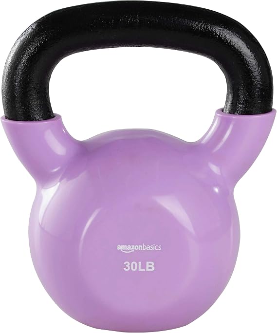 Amazon Basics Vinyl Coated Kettlebell