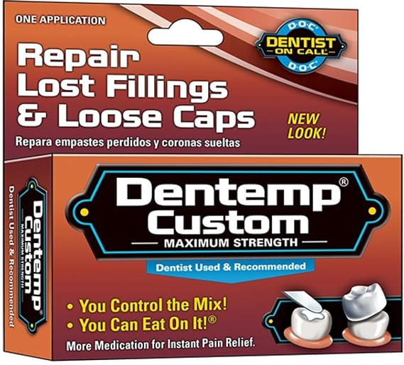 DENTEMP Custom Filling Mix 1 Each (Pack of 3)