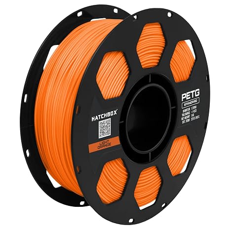 HATCHBOX PETG 3D Printer Filament, Dimensional Accuracy +/- 0.03 mm, 1 kg Spool, 1.75 mm