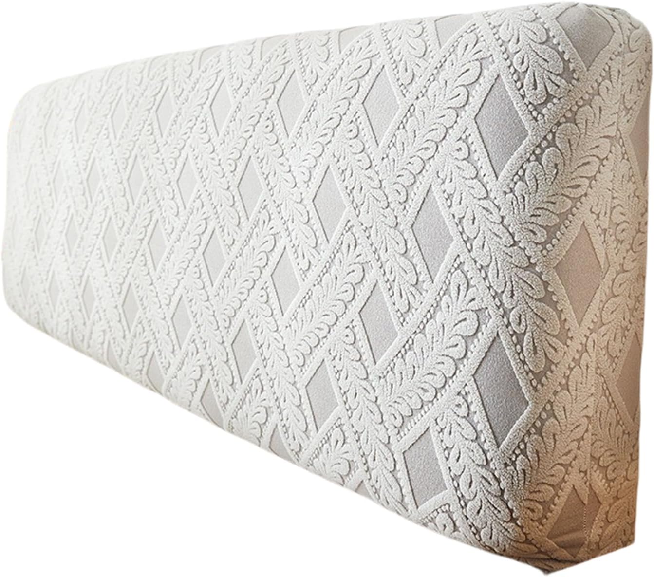 Bed Headboard Cover, Headboard Cover for Twin Full Queen King Size Bed-Light Grey-47 Inch