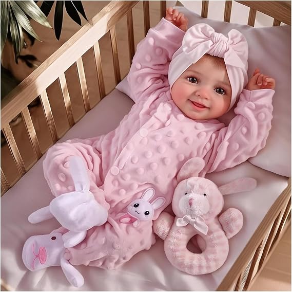 BABESIDE Reborn Baby Dolls Sunny - 17 Inch Cute Realistic Baby Doll