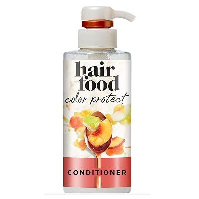 Hair Food White Nectarine & Pear Color Protect Conditioner, 10.1 fl oz, For Color Treated Hair